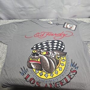NWT ED HARDY MENS SHIRT SIZE 4XL
